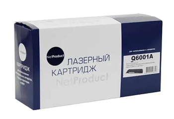 Картридж NetProduct (N-Q6001A) для HP CLJ 1600/2600/2605, Восстановленный, C, 2K