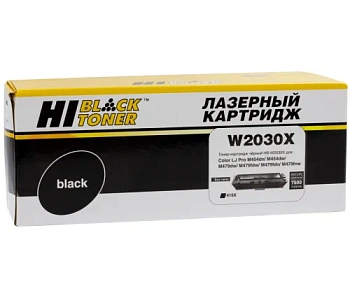 Картридж Hi-Black (HB-W2030X) для HP Color LaserJet Pro M454dn/M479dw, №415X, Bk, 7,5K б/ч