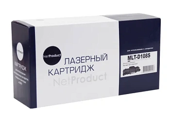 Картридж NetProduct (N-MLT-D108S) для Samsung ML-1640/1641/2240/2241, 1,5K
