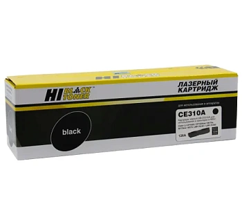 Тонер-картридж Hi-Black (HB-CE310A) для HP CLJ CP1025/1025nw/Pro M175, № 126A, Bk, 1,2K