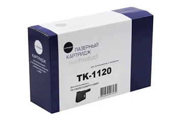 Тонер-картридж NetProduct (N-TK-1120) для Kyocera FS-1060DN/1025MFP/1125MFP, 3K