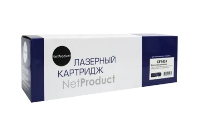 Картридж NetProduct (N-CF540X) для HP CLJ Pro M254nw/dw/M280nw/M281fdn/M281fdw, Bk, 3,2K