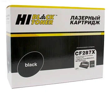 Картридж Hi-Black (HB-CF287X) для HP LJ M501dn/M506dn/M506x/M527dn/M527f/M527c, 18K