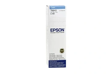 Чернила Epson L100/110/200/210/300/355/550/555 (O) C13T66424A/C13T664298, cyan, 70ml
