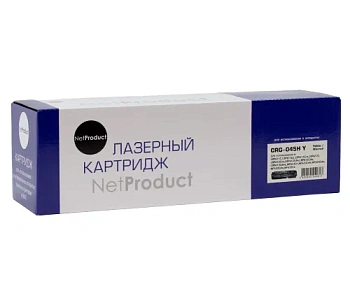 Картридж NetProduct (N-№045H Y) для Canon LBP-611/613/MF631/633/635, Y, 2,2K